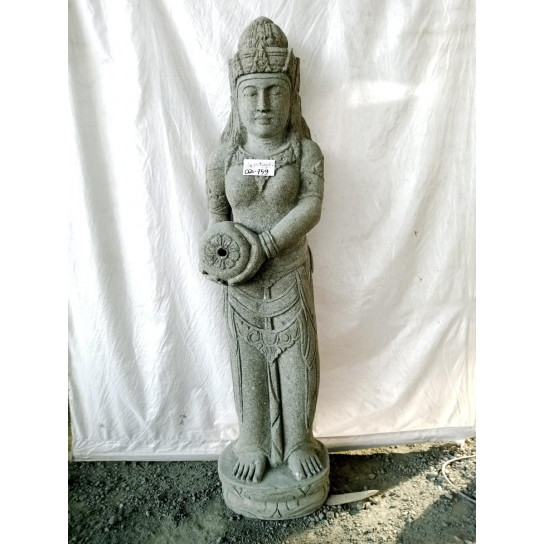 Dewi goddess water jug stone statue 1.50 m